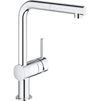Grohe Minta - Grifo de fregadero 1-2&quot-- caño en L- cromo (Ref. 32168000)